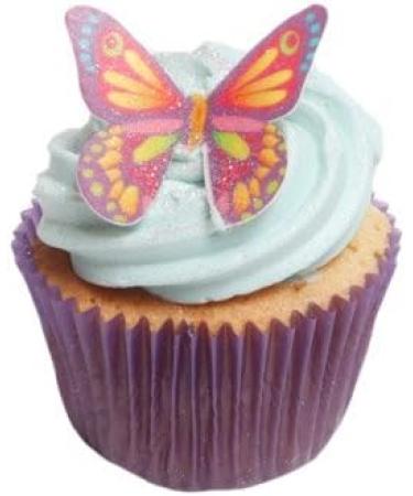 24 Beautiful Wafer Butterflies- Edible Unique & Gorgeous! - Buy Online on SooperMarket.com