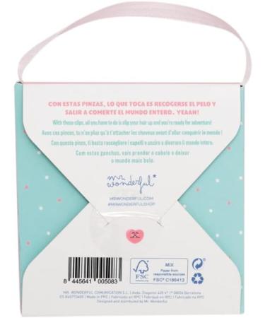 Set of two fantastic hairstyle tweezers - heart - Mr. Wonderful - Buy Online on SooperMarket.com