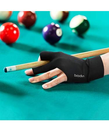 Pool Glove Left Hand for Billiards - Elastic Lycra Billiards Glove for Men and Women - 3 Finger Show Gloves for Billiard Shooters - Ideal for Carom, Pool, Snooker Cue Sport - 1PCS - Buy Online on SooperMarket.com