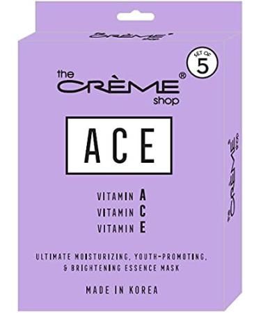 Buy The Cr me Shop Vitamin A C E Essence Mask - Ultimate Moisturizing & Brightening (5 Pack) - Boost Skin's Immune System & Restore Damaged Cells - International Shipping Available - Buy Online on SooperMarket.com