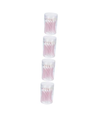 NOLITOY 400 Pcs Lip Brush Makeup Lip Gloss Lip Gloss Applicator Eyeshadow Applicators Lipstick Lip Balm Lip Applicators Makeup Brush Pink Cosmetic Brush Disposable Crystal Handle