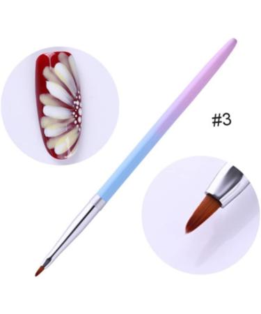 FOMIYES 1pc Fingernail Brush Nail Painting Pens Acrylic Painting Brush Nail Pen Nail Dotting Pen Finger Nail Brushs Nail Blending Brush Manicure Brush Nail Design Pen Mix Manicure Tools 16.6*1cm Picture 3 - Buy Online on SooperMarket.com