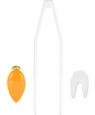 Hip Hop Teeth Single Removable Mouth Teeth Halloween Dentures Ornaments Accessories Teeth (Orange) - Buy Online on SooperMarket.com