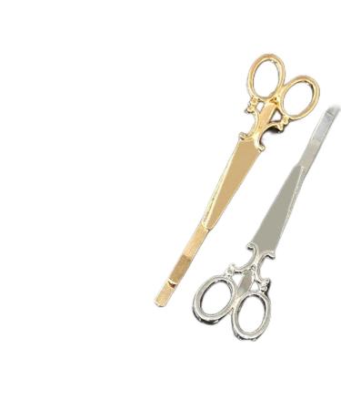 4 Pieces Hair Clips Pin Fashion Scissors Shape Barrettes Headwear Women Hairpins Hair Accessories Simple Elegant Hair Styling