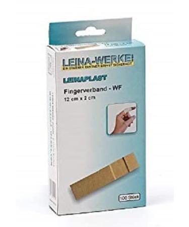 LEINAWERKE 72152 LEINAPLAST finger bandages 18 cm x 2 cm WF BLUE 100 pcs. in box