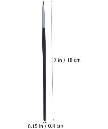 Baluue 5pcs Fine Eyeliner Brush Makeup Eyeliner Brush Thin Eyeliner Brush Make up Brushes Gels Fiber Black - Buy Online on SooperMarket.com