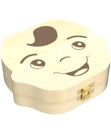 Original Zrilubkrelz Wooden Tooth Box for Children | German Milk Tooth Keepsake Gift | Personalized with Letter | 2 Versions for Boys & Girls - Buy Online on SooperMarket.com