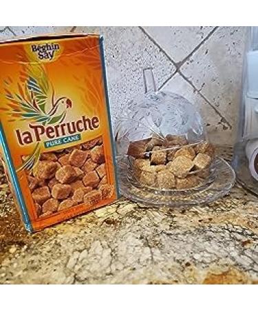 La Perruche Pure Cane Rough Cut Cubes Brown | 100% Cane | Ideal for Tea and Coffee | Perfect for Cafes and Hotels | 1kg (Pack of 3) - Buy Online on SooperMarket.com