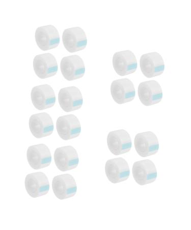 minkissy 20 Rolls Photocard Holder Keychain Adhesive Eyelid Lash Tape Clear Duct Tape Eye Lift Strip Invisible Tape Eyelid Tapes Medical Tape Tape Eyes Beauty Stickers White or