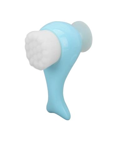 Glomora Makeup Cleansing Brush Nylon Soft Bristles Handheld Face Brush with Silicone Sucker