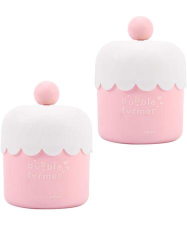 6pcs Makeup Cups Soap Whip Bubbling Foaming Tool Facial Making Using Device Maker Foamer Bottles Bathroom Foam Former Bubble Manual Dispenser Travel Pink Cup Empty Chic - Buy Online on SooperMarket.com