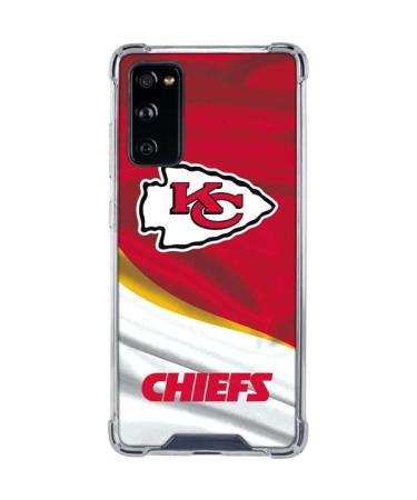 Skinit Clear Phone Case Compatible with Samsung Galaxy S20 FE - Officially Licensed NFL Kansas City Chiefs Design