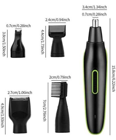 5-in-1 USB Rechargeable Eyebrow & Facial Hair Trimmer - Waterproof Perfect for Home Travel & Commuting - Shop Now - Buy Online on SooperMarket.com