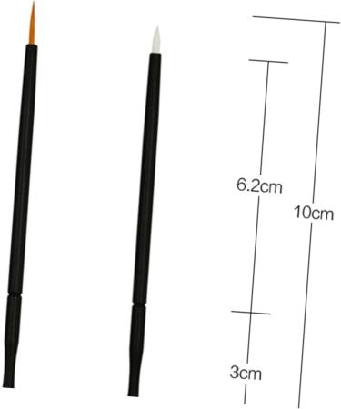 MAGICLULU 300 Pcs Wand Applicator Eyeliner Liquid Eyeliner Applicator Brush White Eye Makeup Tools Wand - Buy Online on SooperMarket.com