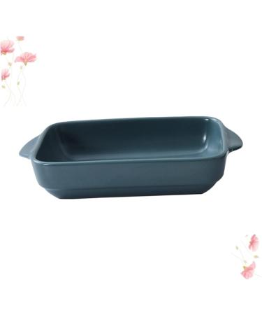 Ciieeo Square Dinner Plates Casserole Dish for Cooking Ceramic Roasting Pan Ceramics Oven Cake Pan Cheese Plates Square Baking Pans Lasagna Pans for Cooking Bbq Pan Rectangle Snack Plate - Buy Online on SooperMarket.com