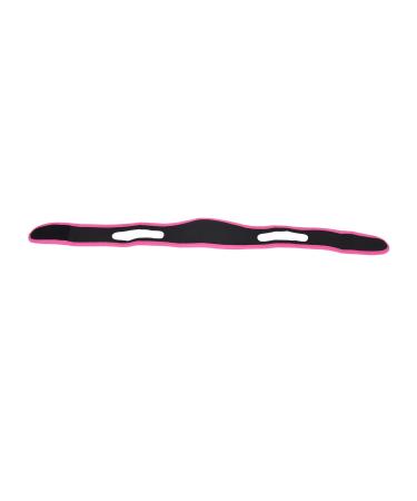 Snoring Chin Strap Snoring Stop Belt Adjustable Chin Strap Breathable Nylon Snoring Head Band for Men Women(Red Black)