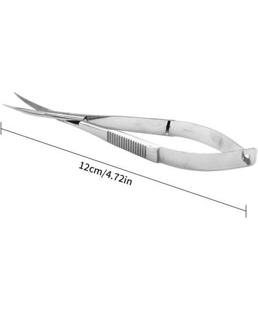 Micro Scissors Stainless Steel for Face Hair & Eyelashes | Curved Grafting Tool - Best International Shipping - Buy Online on SooperMarket.com