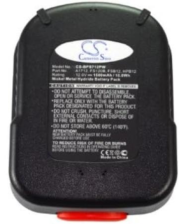 High-Performance 12.0V Replacement Battery for Firestorm FS1200D FSL18 FS1400D-2 FS18BX FS180BX FSB18 FSB12 - 1500mAh - Buy Online on SooperMarket.com
