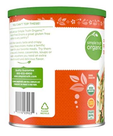 Simple Truth Organic Crispy French Fried Onions 6 oz - Pack of 2 | Crunchy Vegan Topping - Buy Online on SooperMarket.com