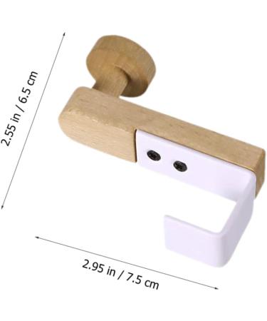 CIYODO Clothes 2pcs Towel Hook Wood Coat Hooks Scarf Hanger Coat Rack Door Hanger Door Hook Car Door Shower Door - Buy Online on SooperMarket.com