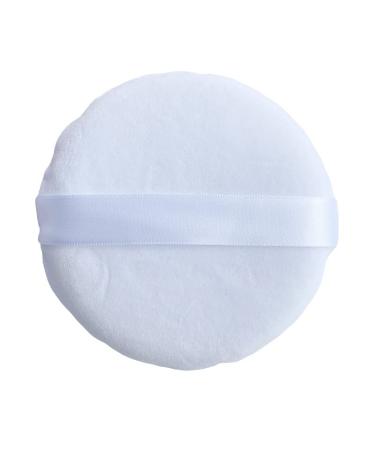 COSHINE Jumbo Pure Cotton Powder Puff, 5 INCH (13cm) Body Powder Puff Applicator For Loose Mineral Powder Body Powder Cosmetic Foundation Sponges
