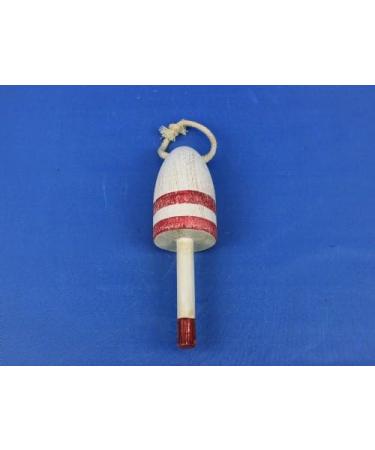 Hampton Nautical Vintage Dark Red Maine Lobster Trap Buoy 7 - Buy Online on SooperMarket.com