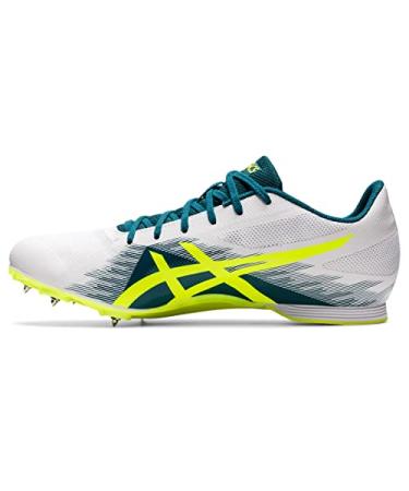 ASICS Unisex Hyper MD 7 Track & Field Shoes 6 White/Safety Yellow