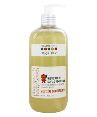 â€œNature's Baby Organics Shampoo & Body Wash â€“ Vanilla Tangerine 16 oz | Gentle, Organic & Safe for Babiesâ€‌ - Buy Online on SooperMarket.com