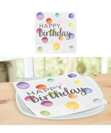 Post anchor/Happy Birthday napkins 40 pieces Maxi Pack 3-layer/XXL pack/premium quality/beautiful prints/suitable for birthday adults & children