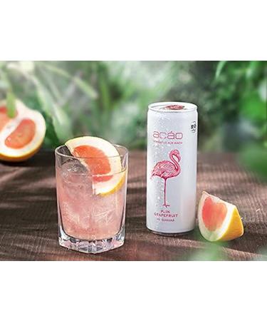 Buy Ac o Pink Grapefruit Organic Drink | 12-Pack 250ml Cans | Low-Calorie Vegan Energy Alternative | Eco-Friendly & Bio-Certified - Buy Online on SooperMarket.com
