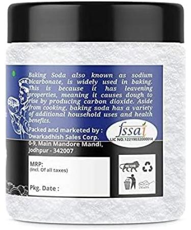 AOZA Dhawak Baking Soda - 400 GMS. | uses for Cleaning face Skin Teeth whitening Cooking Eating |Sodium Bicarbonate |Jar Pack | - Buy Online on SooperMarket.com