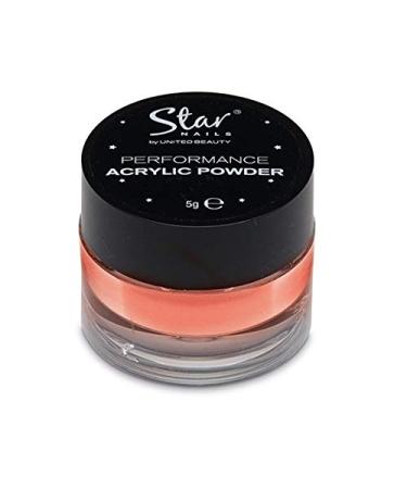 Star Nails Performance Acrylic Powder Neon Orange 5g 5 g (Pack of 1) Neon Orange