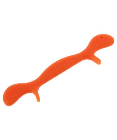 Angoily Orthotics Facial Smile Maker Arm Sleeves Football Beauty Tools Personal Face Trainer Smile Training Slim Mouth Exerciser Face Sweat Suit Lip Sportswear Man 11.5X2.5cm Orange