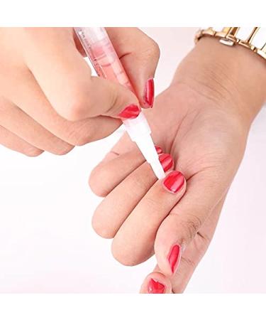 2X Nail Type Distance Pens with Cotton Head - Manicure Corrector Pen & 6 Interchangeable Tips for DIY Nail Polish Correction - Buy Online on SooperMarket.com