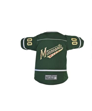 LittleArth Pets NHL Premium Pet Sports Jersey Designed for Dogs and Cats Minnesota Wild Size L Team Color Large Minnesota Wild L Team color