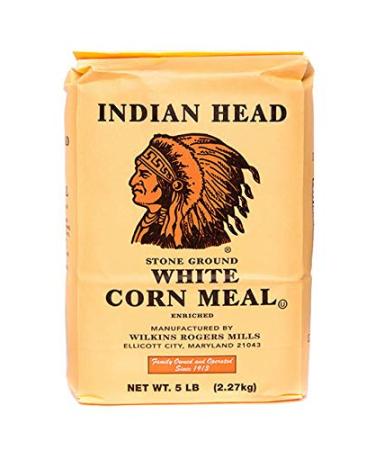 Indian Head White Corn Meal 2.27kg