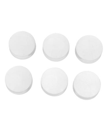 Ipetboom French Tip Nail Tool 6pcs Nail Art Silicone Stamp Silica Gel Cosmetic Transfer Seal Manicure Tools 2.50X2.50X1.30CM Transparent 1