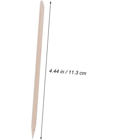 FRCOLOR 100pcs Nail Art Wood Sticks Orangewood Sticks for Nails Cuticles Nails Remover Tool Cuticle Sticks for Nails Nail Cleaning Sticks Wood Cuticle Pusher Wooden Sign Bamboo medium As Shown - Buy Online on SooperMarket.com