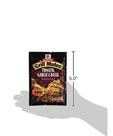 McCormick Grill Mates Tomato, Garlic & Basil Marinade 0.87 oz - Pack of 12 - Buy Online on SooperMarket.com