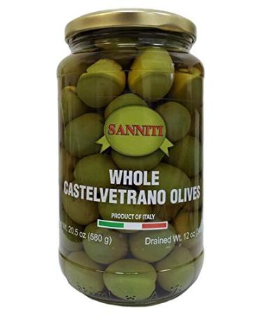 Sanniti Whole Castelvetrano Olives - 20.5 Ounce Jar