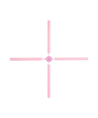 Grafken Posture Corrector for Adult Kids ,Yoga Body Sticks for Posture Corrector,Yoga Sticks Stretching Tool,Retractable Design for Adult and Kids Students Back Brace Posture Corrector (Pink)