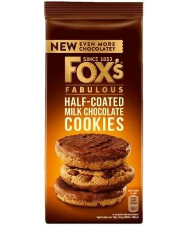 Chocolate Cookies Bundle with Fox's Fabulous Triple Chocolate Cookies 180g Fabulous Milk Chocolate Cookies 180g and Fabulous Half-Coated Milk Chocolate Cookies 175g (3 Pack) - Buy Online on SooperMarket.com