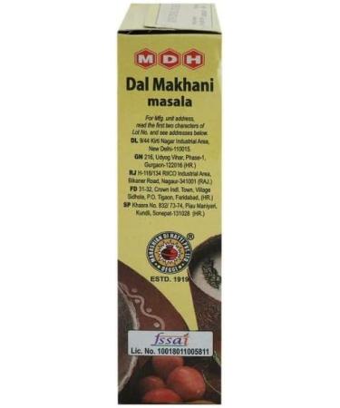 MDH Dal Makhani Masala 100g - Spices Seasoning Powder for Delicious Dal Makhani - Cooking Supplies for Aromatic Flavors | Pack of 1 - Buy Online on SooperMarket.com