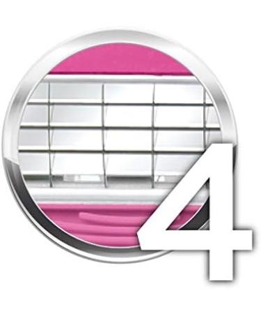 Wilkinson Sword Quattro For Women Plus 4 Blades - Smooth and Convenient Shaving - Buy Online on SooperMarket.com