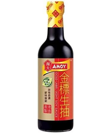AMOY GOLD LABEL LIGHT SOY SAUCE 500ml - Buy Online on SooperMarket.com