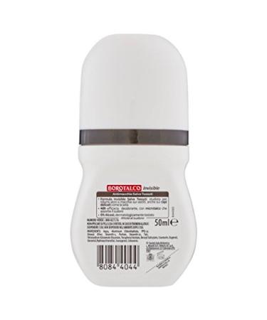 Borotalco Invisible Anti-Stain Deodorant 1.69oz (50ml) Deo Roll On Pack of 3 - Italian Import - Buy Online on SooperMarket.com