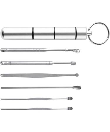 Minkissy 18PCS Stainless ANC Ear Buds and Ear Cleaner Set - Earpick Wax Removal Tool Kit with Ear Plugs - Buy Online on SooperMarket.com