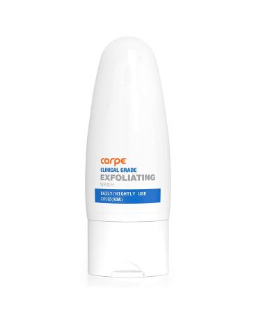 Carpe Exfoliating Underarm Scrub, 24 Hour Odor Protection, Underarm Exfoliator to Improve Deodorant Performance - Energizing Minty Fresh Smell - Armpit Scrub for Women and Men