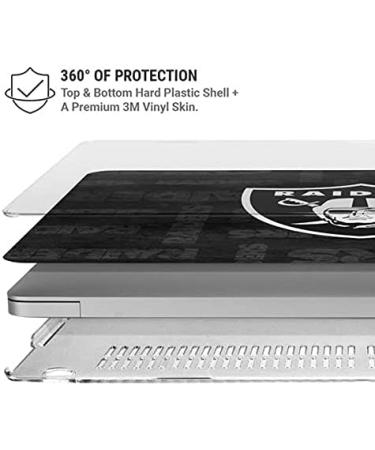 Las Vegas Raiders MacBook Air 13in (2020) Skinit Case + Skin - Officially Licensed NFL Black & White Design - Buy Online on SooperMarket.com