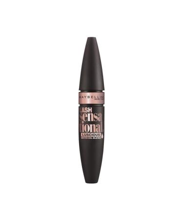 Maybelline New York Mascara for volume and definition Lash Sensational Luscious Very Black 9.5 ml black 9.5 ml (1 pack)